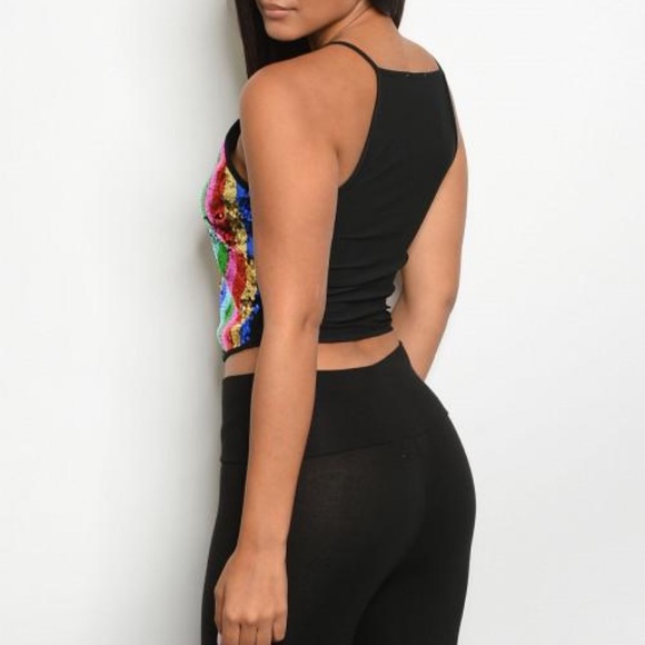 Sequins halter top - Picture 2 of 2